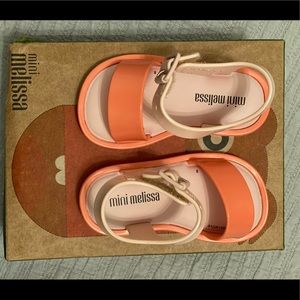Brand New mini Melissa size 5 sandal
